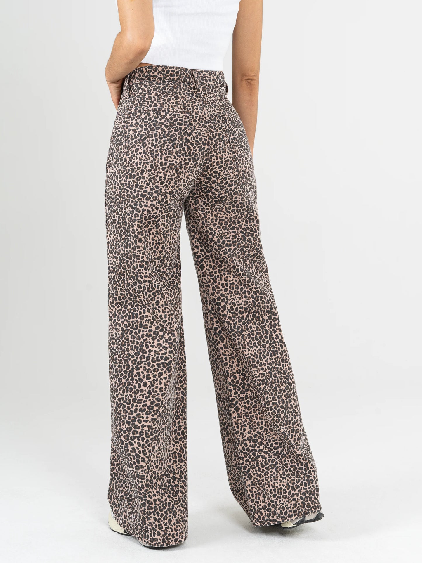 Jean Mom Animal Ajustable Acampanado