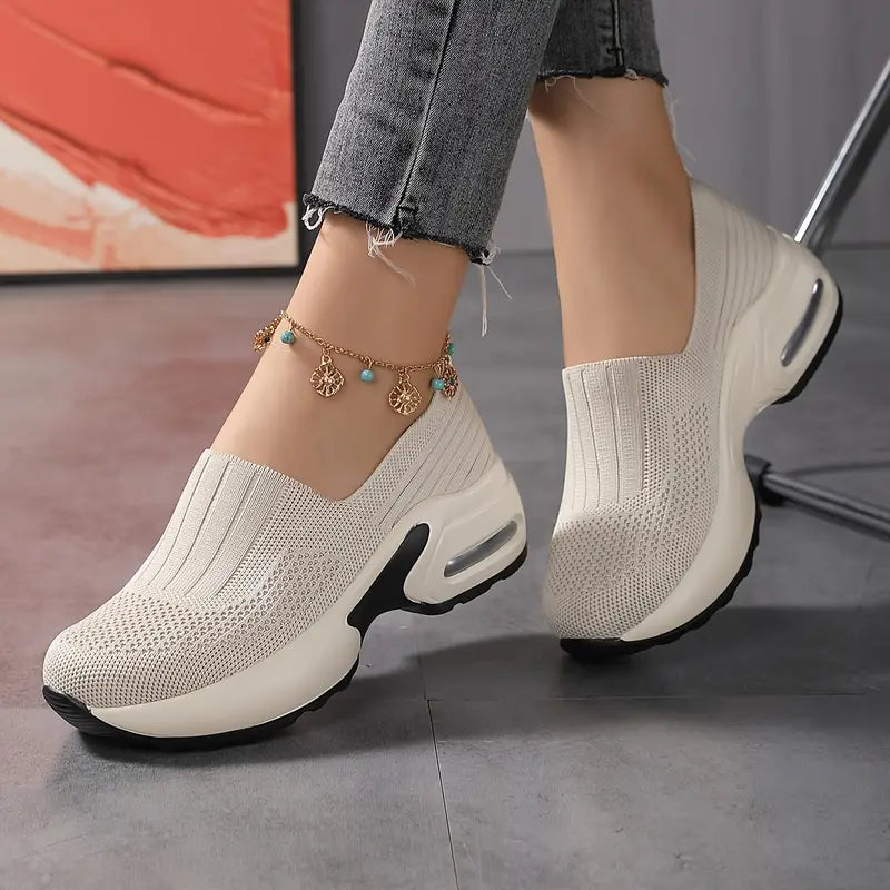 Vital Shoe - Deportiva con Plataforma Ultra Ligera y sin Cordones