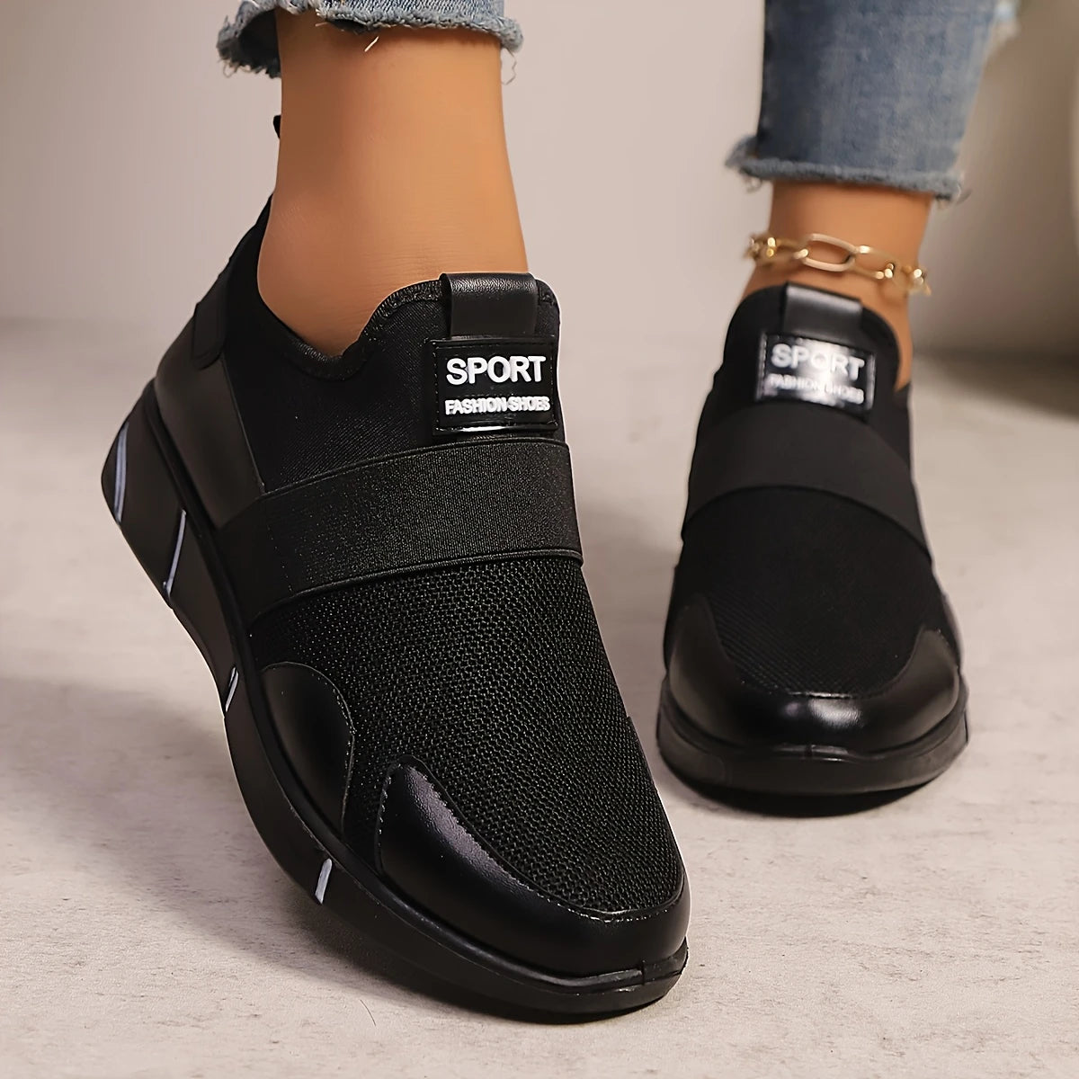 Elina - Deportiva sin Cordones Ultra Cómodas