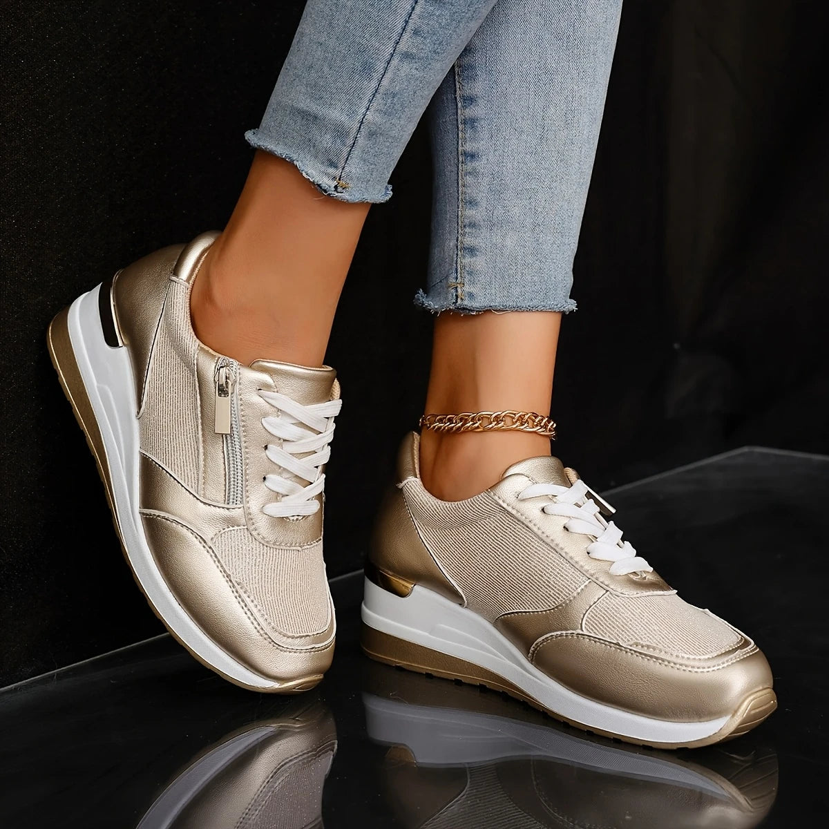 Zapatillas Golden - Plantilla Ortopédica Extraíble
