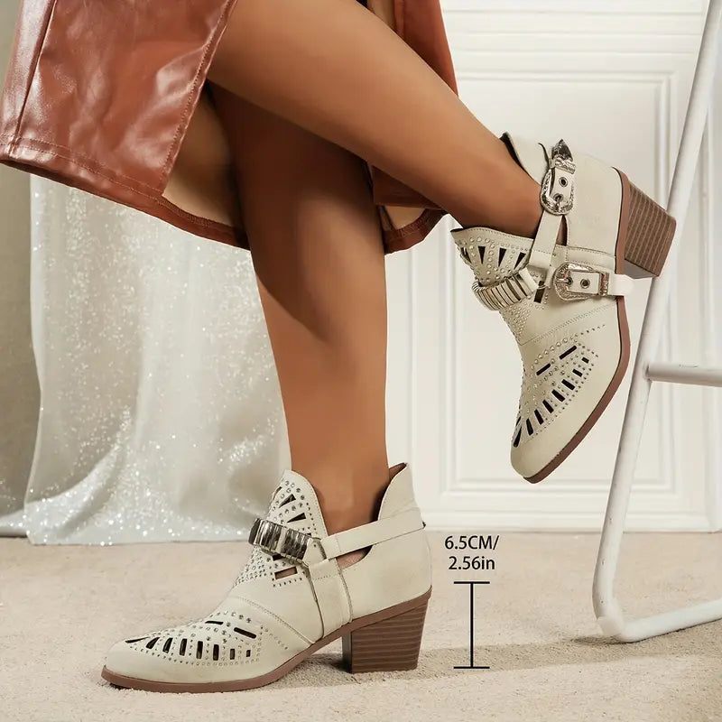 Velvet - Botines Cortos Ajustables