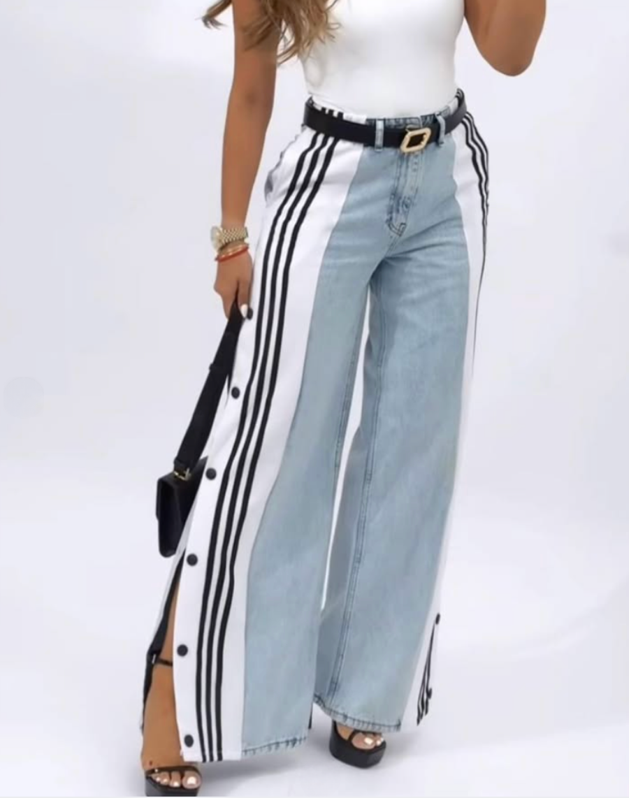 COCO - Jean Con Apertura Lateral Ajustable