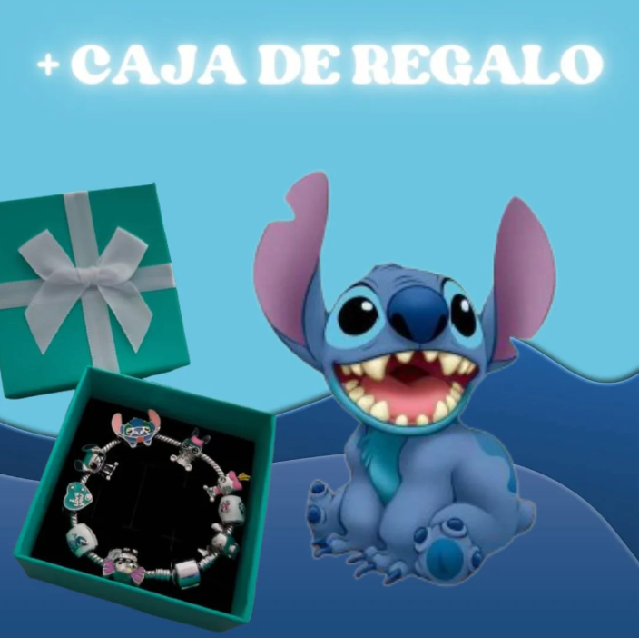Pulsera Lilo & Stitch Family + Caja de Regalo
