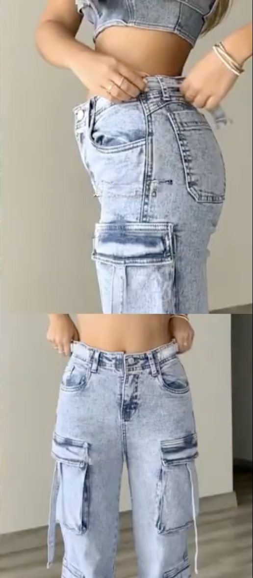 Pantalón Cargo Urban - Efecto Push Up