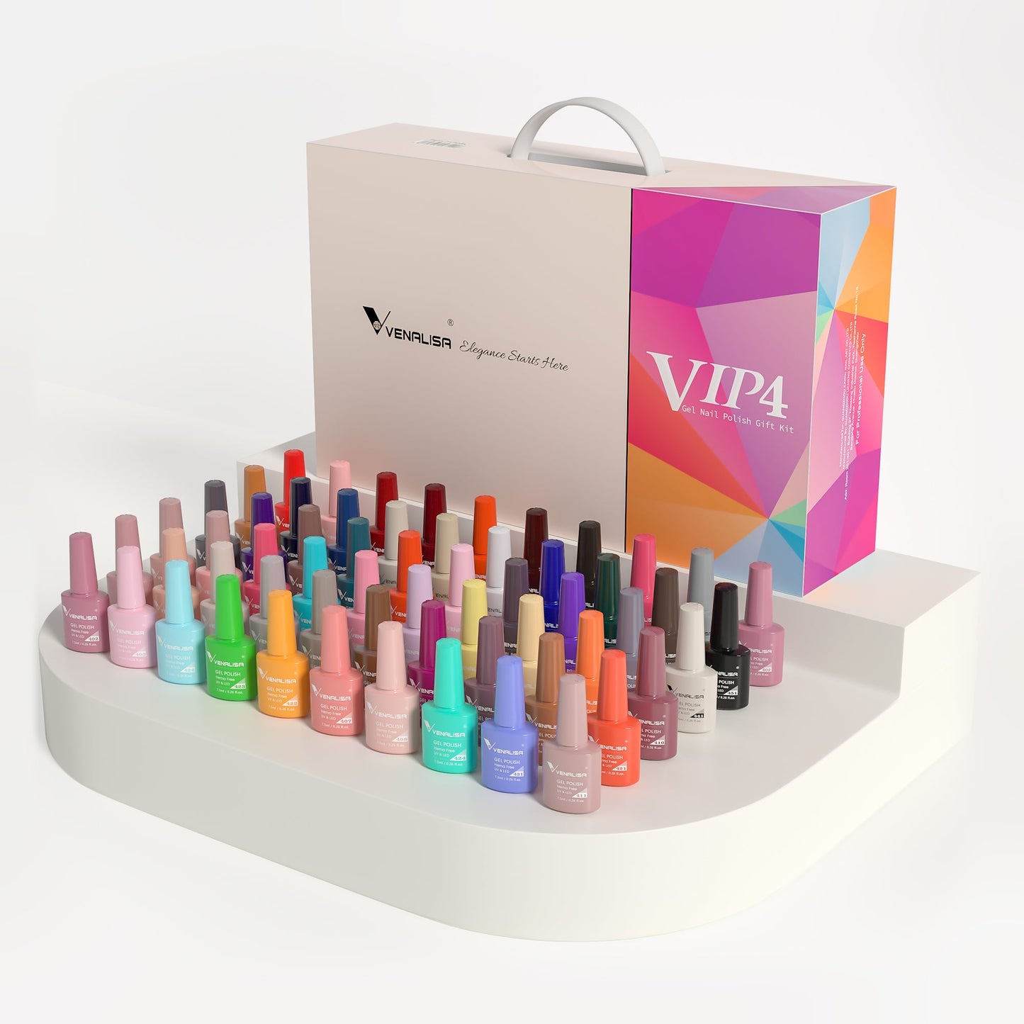 Kit Venalisa Esmaltes en Gel HEMA-Free – Colores Vibrantes y Seguros