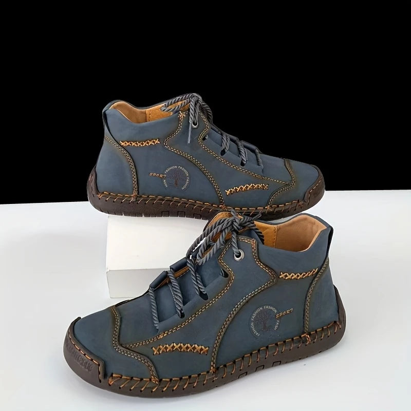 Clinic - Botines Cortos de Cuero Genuino