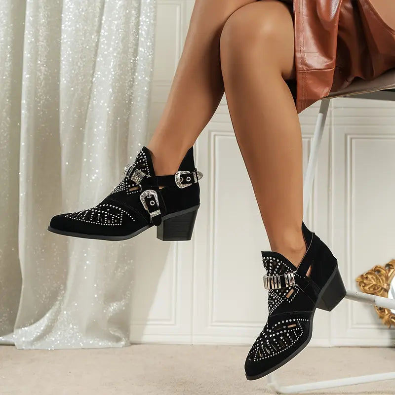 Velvet - Botines Cortos Ajustables