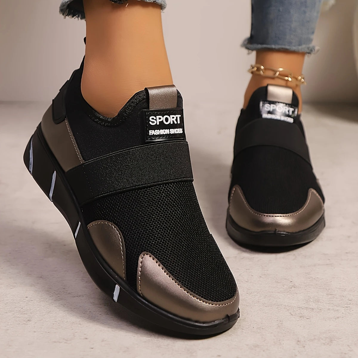 Elina - Deportiva sin Cordones Ultra Cómodas