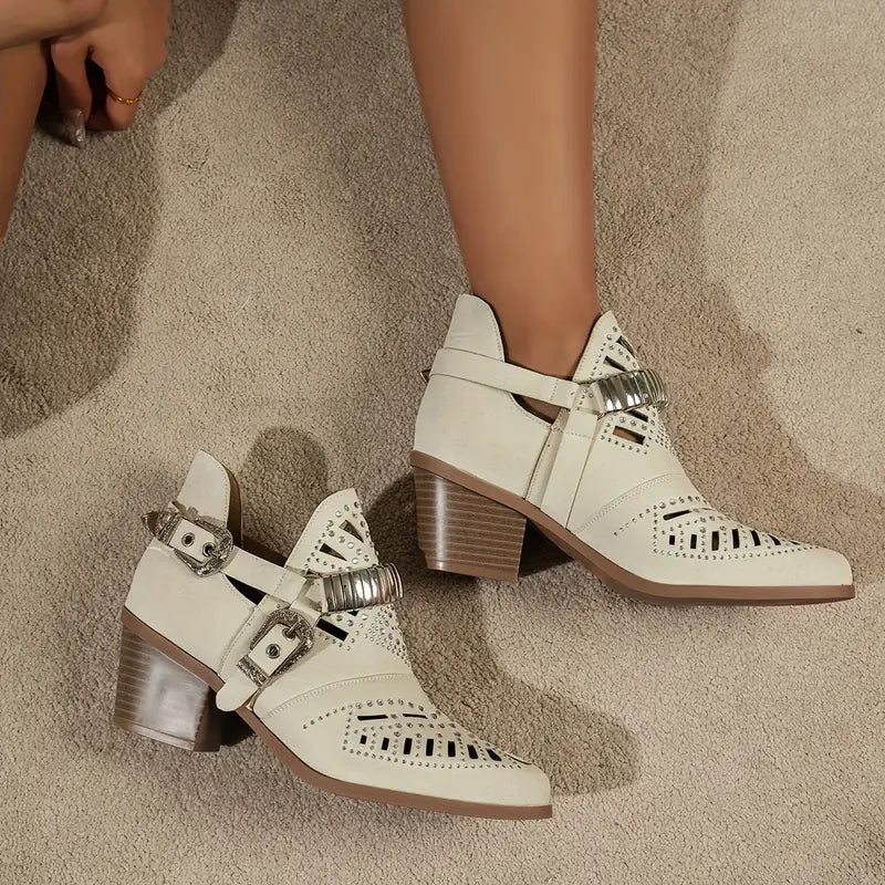 Velvet - Botines Cortos Ajustables