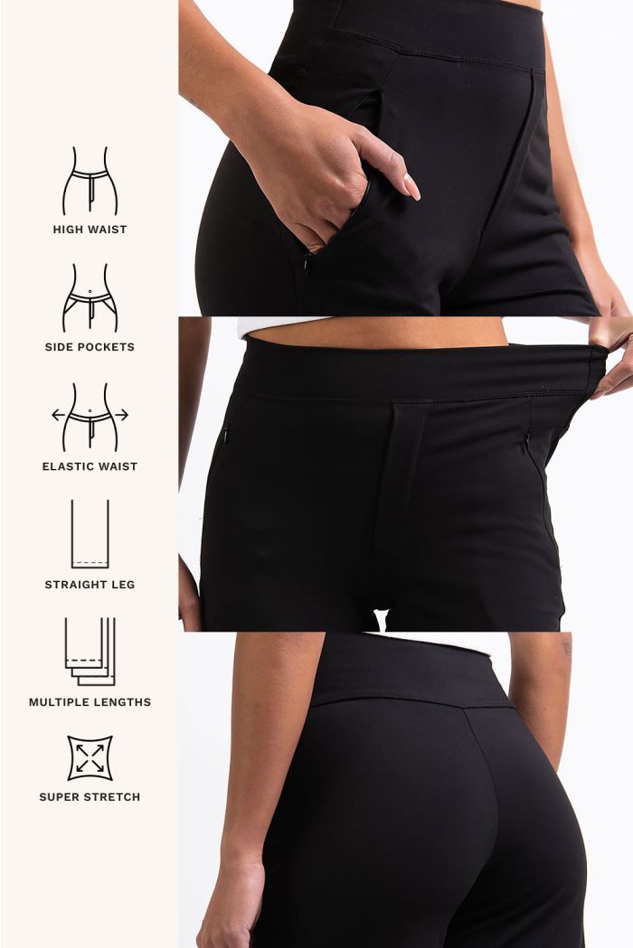Pantalón Asana Wide - Realza Tu Figura