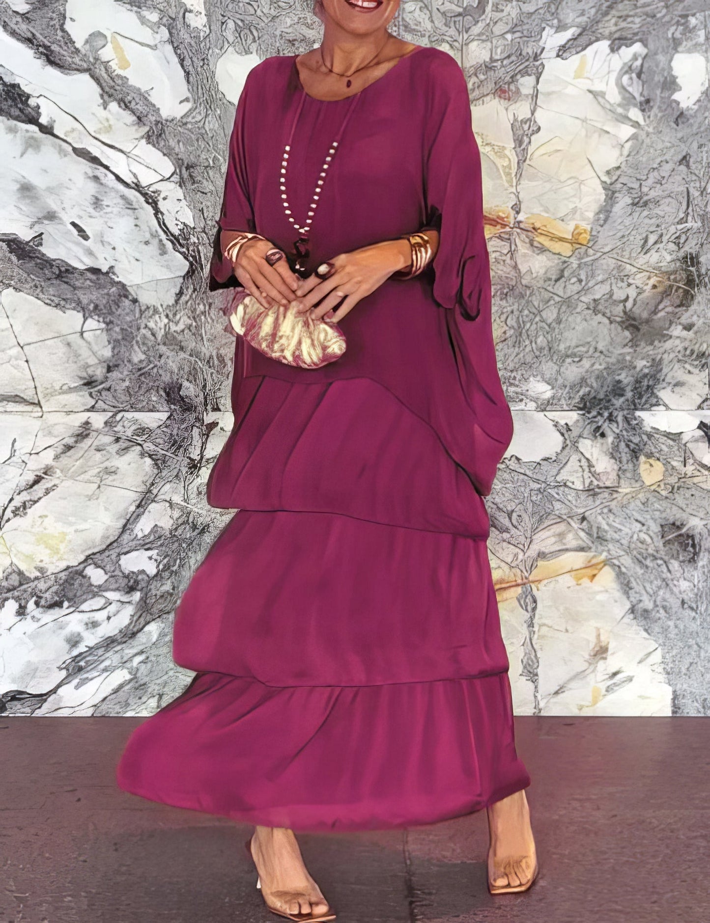 Vestido Yani - Artistico de Corte Amplio