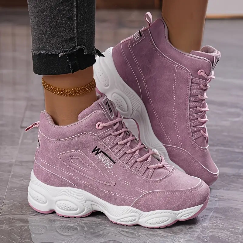 Comfort On - Zapatilla Deportiva con Plataforma y Plantilla Memory Foam