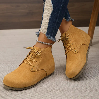 Marga - Botines Cortos de Piel Auténtica