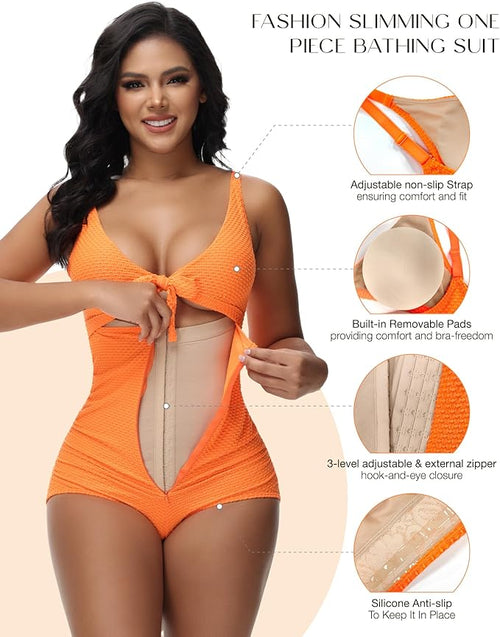 Traje de baño con Faja en el Interior - Reduce hasta 4 cm