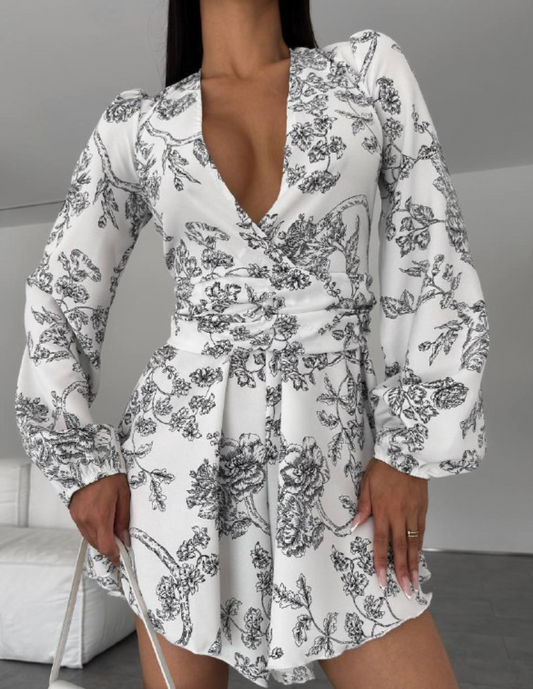 Martha - Mono Ajustable de Licra con Estampado