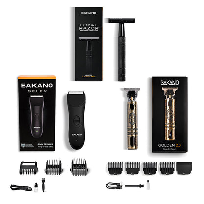 PACK TOTAL BAKANO – AFEITADO Y CUIDADO PERSONAL DE ALTA PRECISIÓN