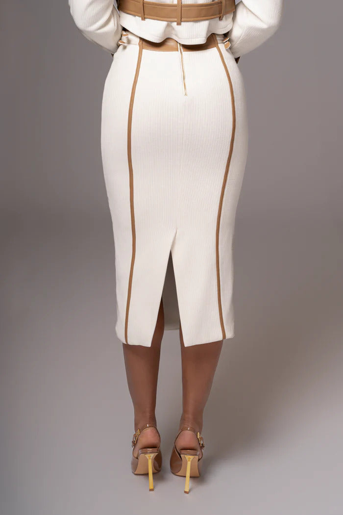 Jocelyn - Conjunto Falda + Chaqueta de Vestir Elegante