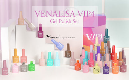 Kit Venalisa Esmaltes en Gel HEMA-Free – Colores Vibrantes y Seguros