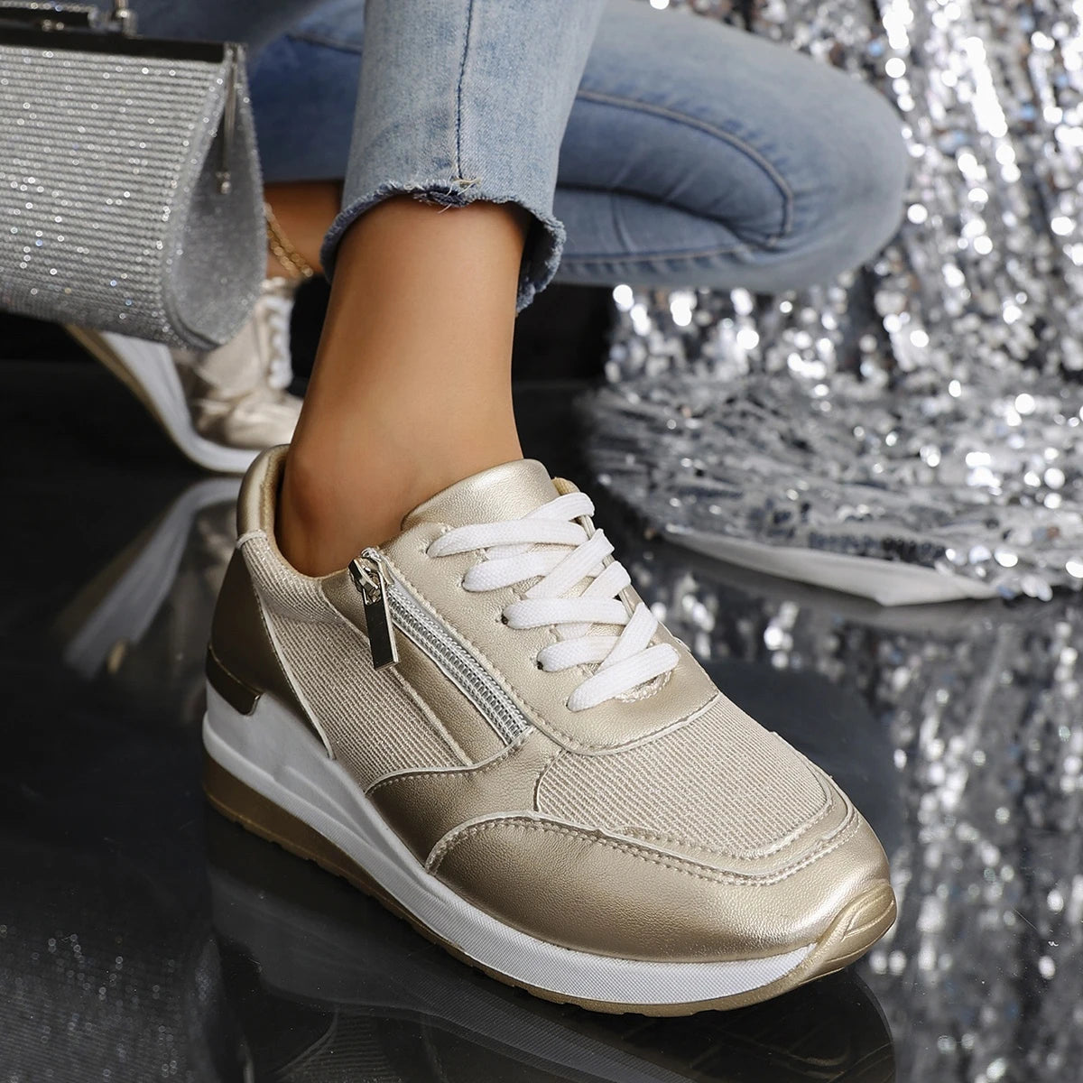 Zapatillas Golden - Plantilla Ortopédica Extraíble