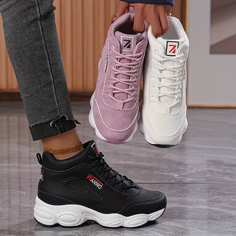 Comfort On - Zapatilla Deportiva con Plataforma y Plantilla Memory Foam